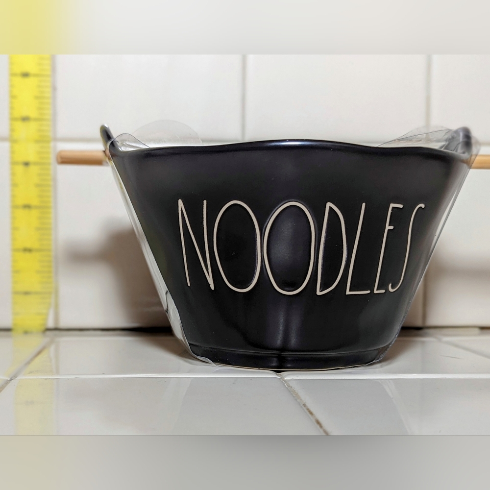 Rae Dunn "Noodle".Bowl & Chopsticks